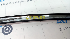 Upper door molding front right Kia Forte 19-24 black, dents