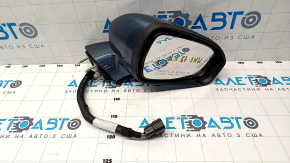 Side mirror right Ford Fusion mk5 13-20 12 pins, BSM, turn signal, heating, backlight, blue