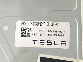 Tesla Model X Instrument Cluster 16-21 Type 1, Air Under Film