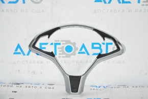 Tesla Model X Steering Wheel Cover 16-21 Chrome, Scratched Plastic