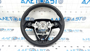 Naked steering wheel Toyota Rav4 19 - black rubber, not heated, worn