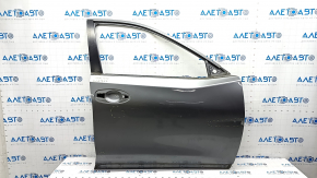 Door bare front right Nissan Rogue 14-20 graphite KAD, dents, bump