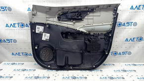 Door trim card front left Toyota Rav4 19 - black and gray leather, scratches, abrasions, nicks, for dry cleaning