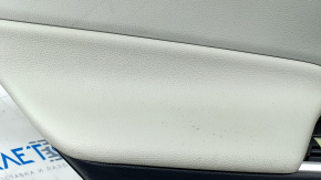 Door trim card rear left Toyota Rav4 19 - black and gray leather, scratches, abrasions, break, for dry cleaning