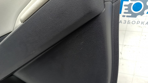 Door trim card rear right Toyota Rav4 19 - black and gray leather, scratches, abrasions, for dry cleaning