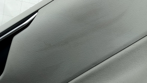 Door trim card rear right Toyota Rav4 19 - black and gray leather, scratches, abrasions, for dry cleaning