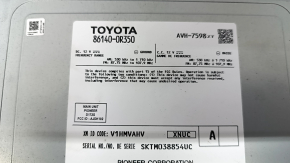 Monitor, display, navigation Toyota Rav4 19- 7" Pioneer scratch on the case