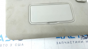 Right visor Nissan Rogue 14-20 without backlight, gray, without hook, for dry cleaning