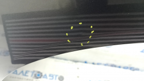 Bare rear left door Nissan Rogue 14-20 graphite KAD, dents, bumps