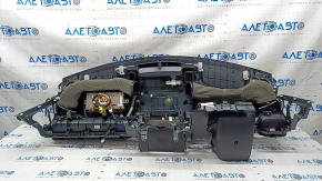 Torpedo front panel with AIRBAG Toyota Rav4 19 - black and gray, for dry cleaning