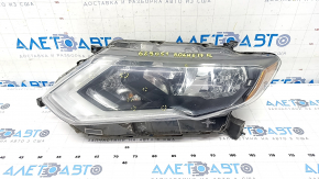 Headlight front left Nissan Rogue 17 - bare halogen, sand