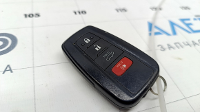 Key smart Toyota Rav4 19-22 4 buttons, worn