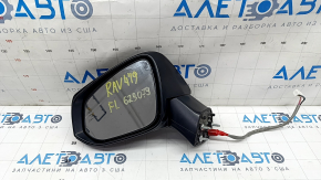 Side mirror left Toyota Rav4 19- 8 pins, turn signal, heated, BSM, black, scratches