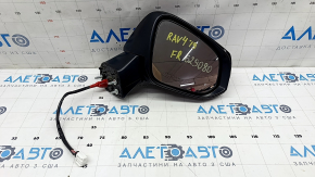 Side mirror right Toyota Rav4 19- 8 pins, turn signal, heated, BSM, black, scratches
