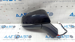 Side mirror right Toyota Rav4 19- 8 pins, turn signal, heated, BSM, black, scratches