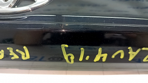 Toyota Rav4 19 trunk door molding - with emblem, black, scratches, abrasions