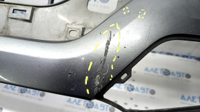 Bare front bumper Nissan Rogue 17 - graphite, dents, scratches, sand, broken mount