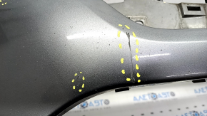 Bare front bumper Nissan Rogue 17 - graphite, dents, scratches, sand, broken mount