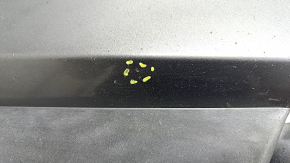 Bare front bumper Nissan Rogue 17 - graphite, dents, scratches, sand, broken mount