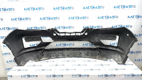 Bare front bumper Nissan Rogue 17 - graphite, dents, scratches, sand, broken mount