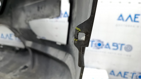 Bare front bumper Nissan Rogue 17 - graphite, dents, scratches, sand, broken mount