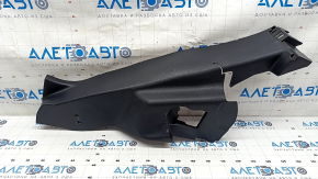Rear pillar trim lower left Toyota Rav4 19 - black, scratches, abrasions, broken fastener