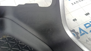 Toyota Rav4 19 center console trim - front, black without wireless charging, gray, scratches, abrasions