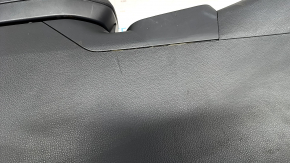 Central console armrest Toyota Rav4 19 - black leather, under air vents, scratches, for dry cleaning