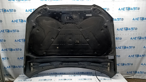 Hood assembly Audi Q5 8R 13-17 rest, black LZ9Y, aluminum, butt, torn insulation