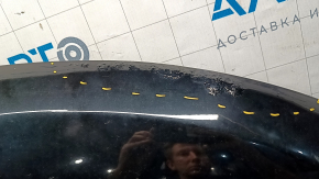 Hood assembly Jeep Compass 11-16 black PX8, steel, corrosion