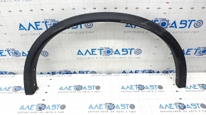 Front right fender arch trim Nissan Rogue 14-20 structure, scratches, crack in fastening
