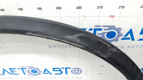 Front right fender arch trim Nissan Rogue 14-20 structure, scratches, crack in fastening