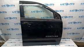Door assembly front right Jeep Compass 11-16 black PX8