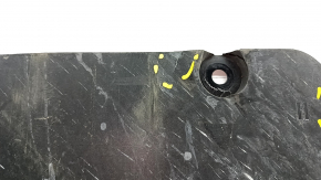 Tesla Model S 21 rear underbody protection - broken, cracked