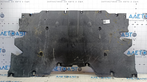 Tesla Model S 21 rear underbody protection - broken, cracked