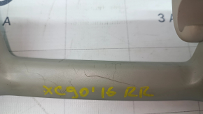 Ceiling handle rear right Volvo XC90 16-22 gray, scratches