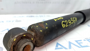 Rear shock absorber left Nissan Rogue 14-20 awd large silent block, dented, cracked silent