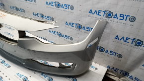 Bare front bumper BMW 3 F30 12-15 without parking sensors, without washers, white 300