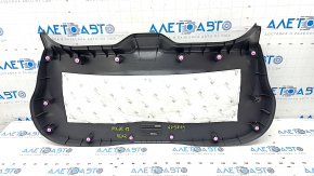 Lower tailgate trim Nissan Rogue 14-20 black, scratches, dents