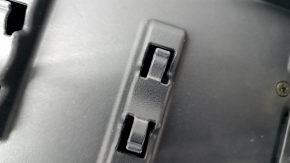 Armrest Nissan Rogue 17-20 leather, black, scratches, whitened plastic
