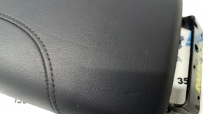 Armrest Nissan Rogue 17-20 leather, black, scratches, whitened plastic