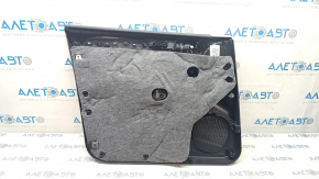 Door trim card front right Audi Q5 8R 09-17 black, insert leather black, armrest rubber, molding under the tree, defect dents
