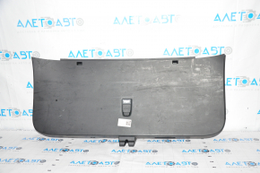 Tesla Model X 16-21 lower trunk door trim complete black, scratches, rubbed