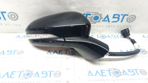Side mirror right Ford Fusion mk5 13-20 11 pins, turn signal, heated, backlight, black