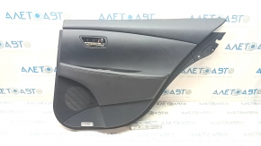 Door trim card rear right Lexus ES350 07-09 black leather. armrest leather. insert black leather