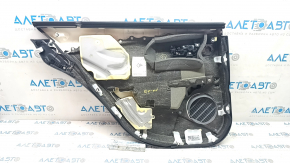 Door trim card rear right Lexus ES350 07-09 black leather. armrest leather. insert black leather