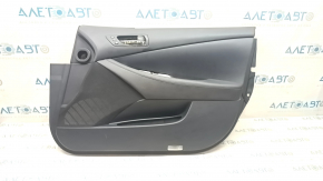 Door trim card front right Lexus ES350 07-09 black leather, armrest leather, insert black leather with seat memory, tear