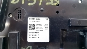 Front light Porsche Cayenne 958 11-14 black, under the sunroof, no frame, housing defect, scuffs