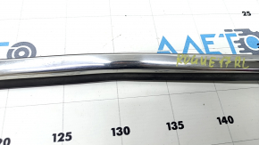 Molding door-glass central rear left Nissan Rogue 14-20 chrome, dents