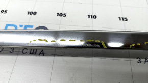 Upper rear door molding left Nissan Rogue 14-20 chrome, scratches